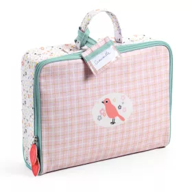 Djeco Bababőrönd - Világos kockás - Suitcase, 0–2 év, Többszínű