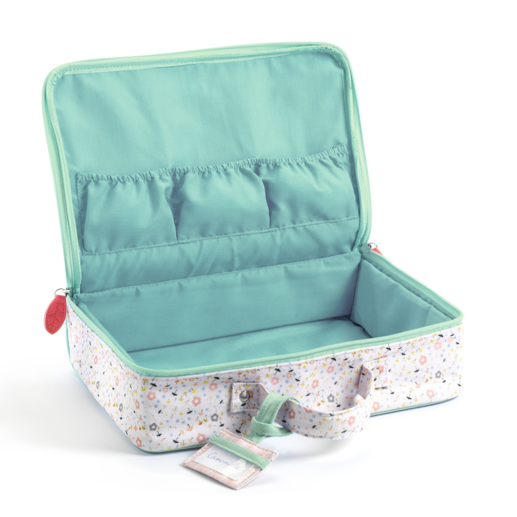 Bababőrönd - Világos kockás - Suitcase – alternatív kép 2