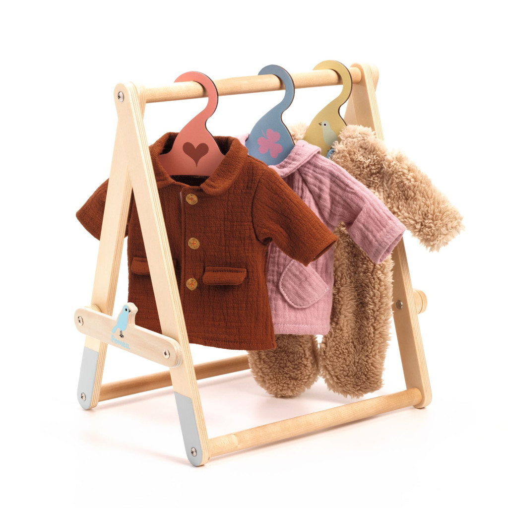 Ruhafogas 3 vállfával - Clothes Rack & 3 hangers – alternatív kép 1