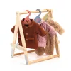 Djeco Ruhafogas 3 vállfával - Clothes Rack & 3 hangers, 3–5 év, Többszínű