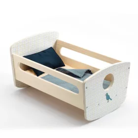 Djeco Bölcső - Altató kék éj - Rocking bed Blue Night, 3–5 év, Vegyes anyag