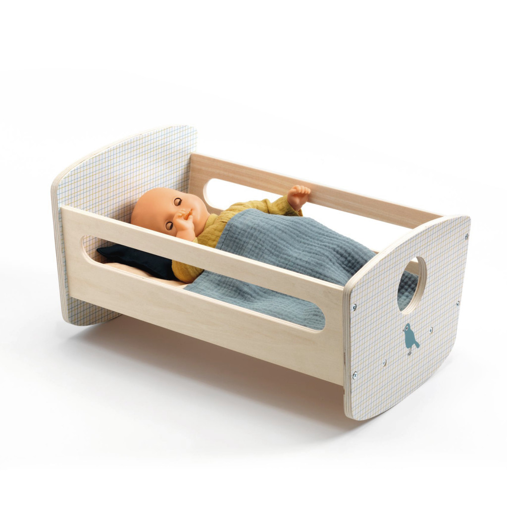 Bölcső - Altató kék éj - Rocking bed Blue Night – alternatív kép 1