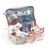 Djeco Játékbaba kiegészítőkkel - Cseri bőröndje - Cerise's suitcase, 0–2 év, Többszínű