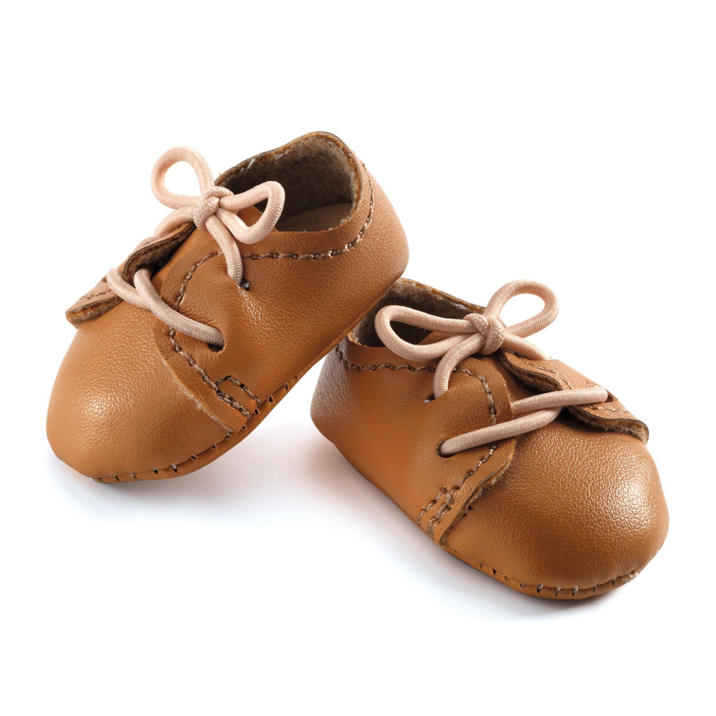 Játékbaba cipő - Barna cipőcske - Brown shoes – alternatív kép 2
