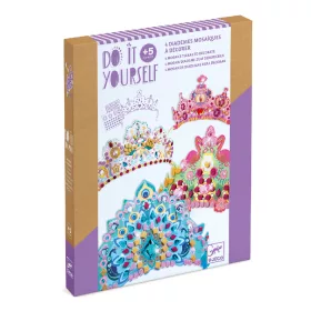 Djeco Készítsd magad! - Hercegnők fejdísze - Like a princess, 3–5 év, Többszínű