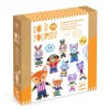 Djeco Csináld magad! - Állati család - Funky family, 3–5 év, Többszínű