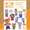 Djeco Csináld magad! - Állati család - Funky family, 3–5 év, Többszínű