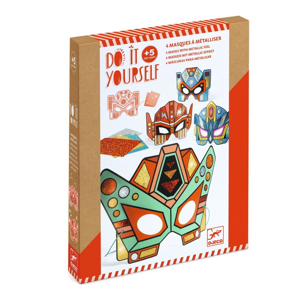 Csináld magad! - Fémfóliás Robot arcmaszkok - Super robots – fő nézet