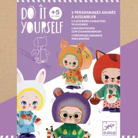 Djeco Készítsd magad! - Lépegető erdei lények - Cute forest creatures, 3–5 év, Többszínű