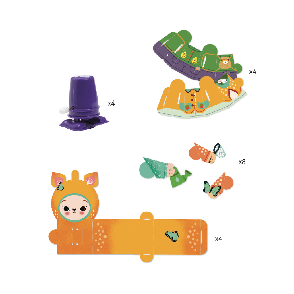 Készítsd magad! - Lépegető erdei lények - Cute forest creatures – alternatív kép 2