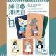 Djeco Készítsd magad! - Családgyűjtő kártyajáték - Creature chic - FSC MIX, 3–5 év, Többszínű