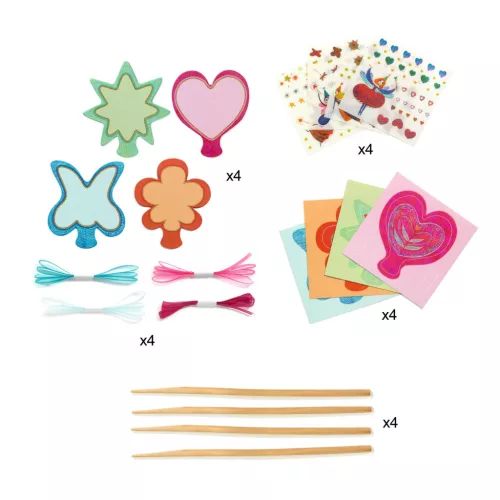 Djeco Készítsd magad! - Kis tündérek - Little fairies, 3–5 év, Többszínű