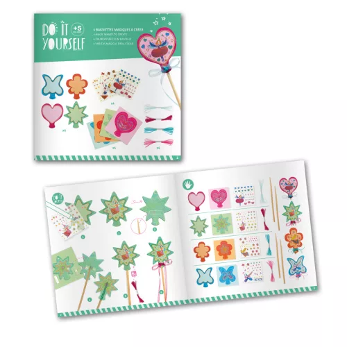 Djeco Készítsd magad! - Kis tündérek - Little fairies, 3–5 év, Többszínű