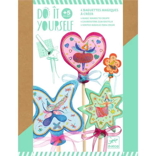 Djeco Készítsd magad! - Kis tündérek - Little fairies, 3–5 év, Többszínű