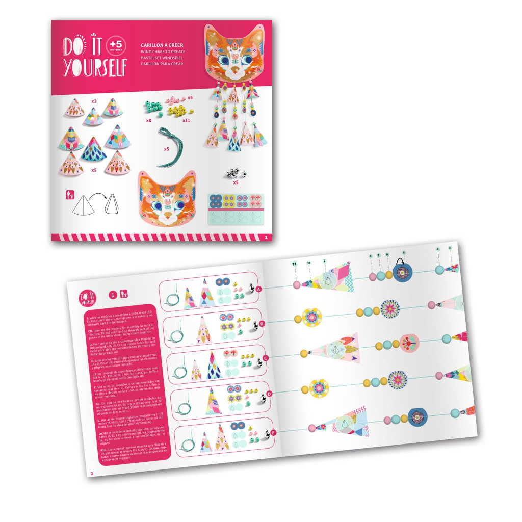 Készítsd magad! - Kitty szélcsengő - Kitty – alternatív kép 1