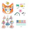 Djeco Készítsd magad! - Kitty szélcsengő - Kitty, 3–5 év, Többszínű