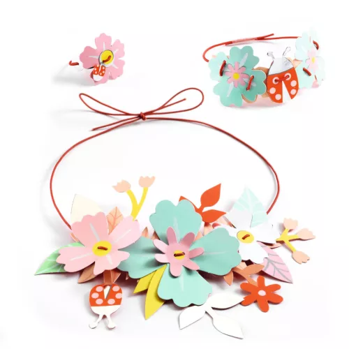 Djeco Készítsd magad! - Papírékszer készítő - Colourful fun, 3–5 év, Többszínű