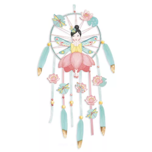 Djeco Készítsd magad! - Álomörző Lótusz tündér - Lotus Fairy, 3–5 év, Többszínű
