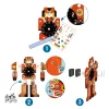 Djeco Csináld magad! - Falióra fiúszobába - IdőRobi - Robotime, 3–5 év, Többszínű