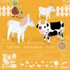Djeco Készítsd magad! - Élet a tanyán 3D-ben - Farm, 3–5 év, Többszínű