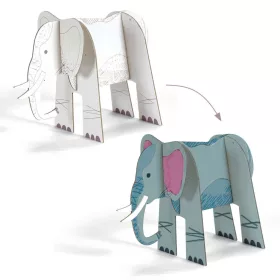 Djeco Készítsd magad! - Élet a szavannán 3D-ben - Savanna, 3–5 év, Többszínű