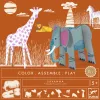 Djeco Készítsd magad! - Élet a szavannán 3D-ben - Savanna, 3–5 év, Többszínű