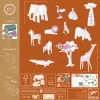 Djeco Készítsd magad! - Élet a szavannán 3D-ben - Savanna, 3–5 év, Többszínű
