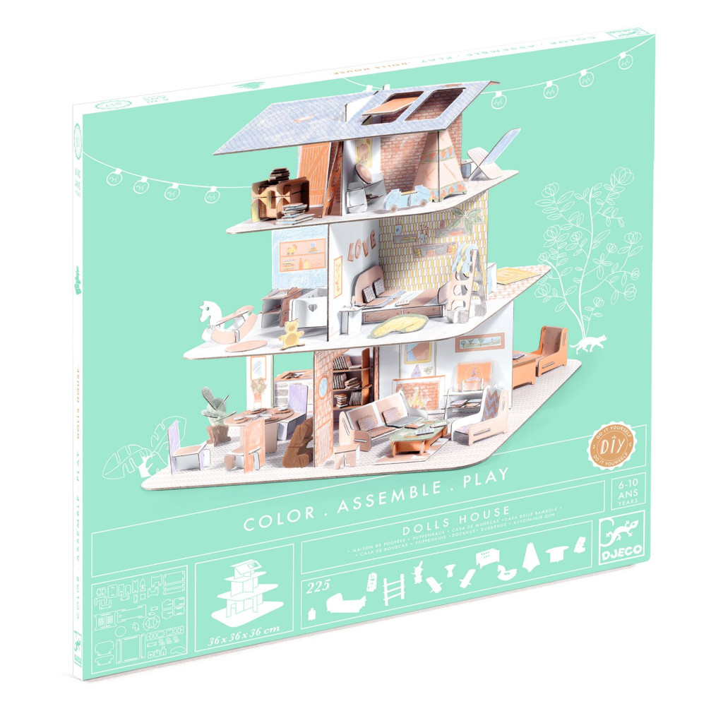 Készítsd magad! - Baba ház bútorokkal 3D-ben - Doll’s house – fő nézet