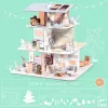 Djeco Készítsd magad! - Baba ház bútorokkal 3D-ben - Doll’s house, 6–8 év, Többszínű