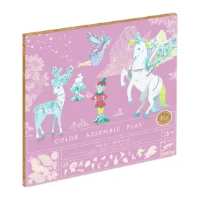 Djeco Csináld magad - Tündérliget lakói 3D-ben - Fairy world, 3–5 év, Többszínű