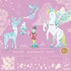 Djeco Csináld magad - Tündérliget lakói 3D-ben - Fairy world, 3–5 év, Többszínű