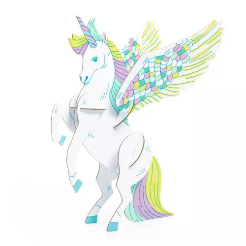 Djeco Csináld magad - Tündérliget lakói 3D-ben - Fairy world, 3–5 év, Többszínű