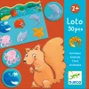 Djeco Képes lottó - Állatok élőhelye - Animals, 0–2 év, Többszínű