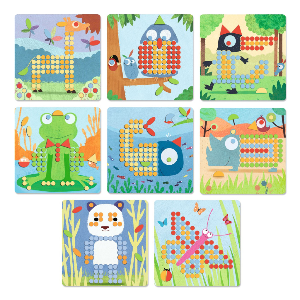 Pötyi mozaik - Vadállatok - Mosaico Rigolo – alternatív kép 2