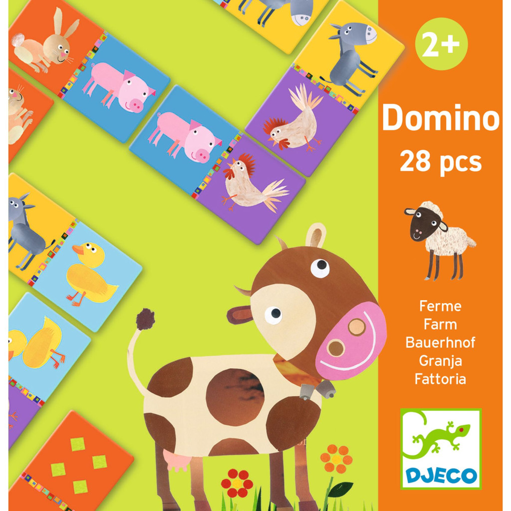 Domino játék - Tanya, 28 db-os - Farm – alternatív kép 2