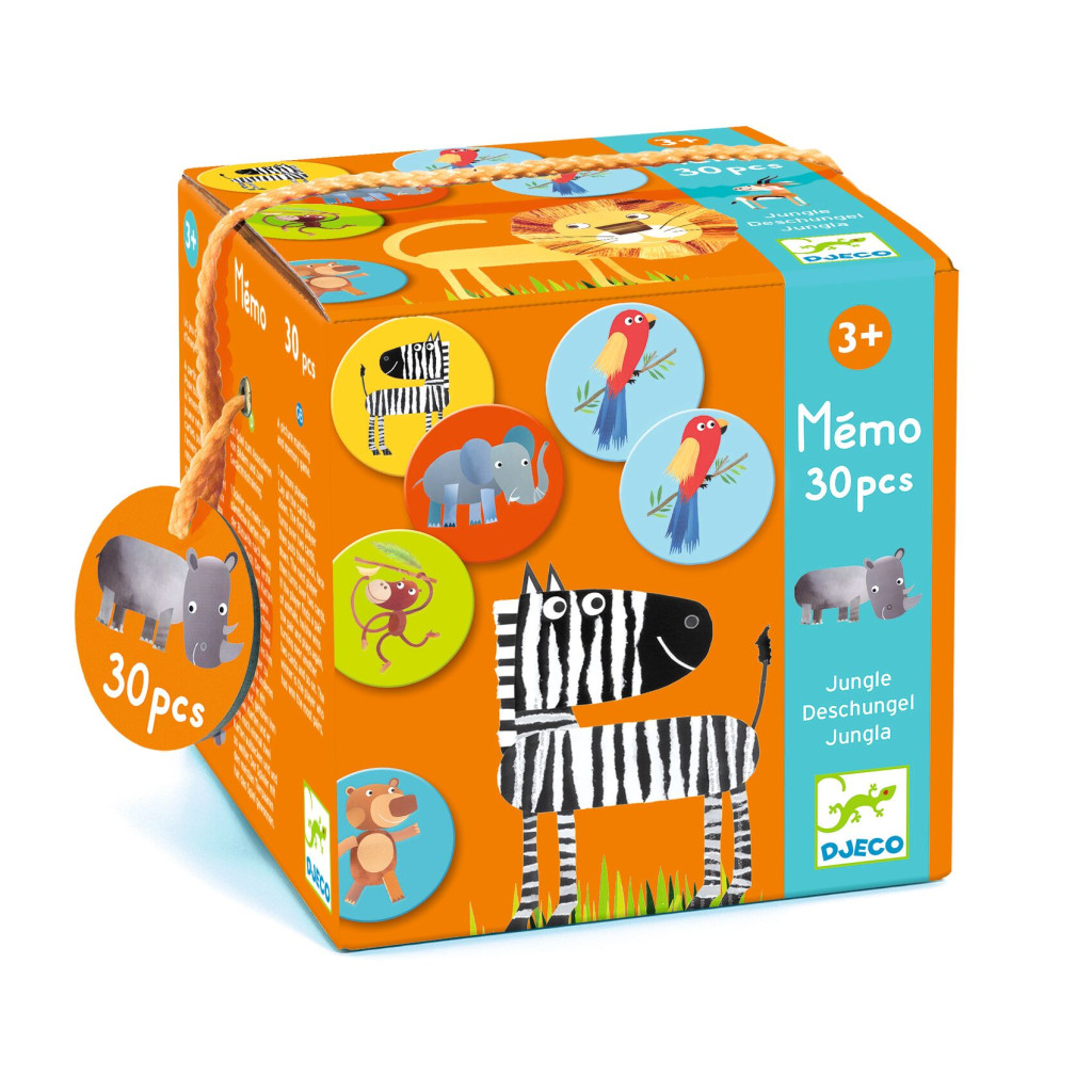 Memóriajáték - Dzsungelben, 30 db-os - Jungle – fő nézet