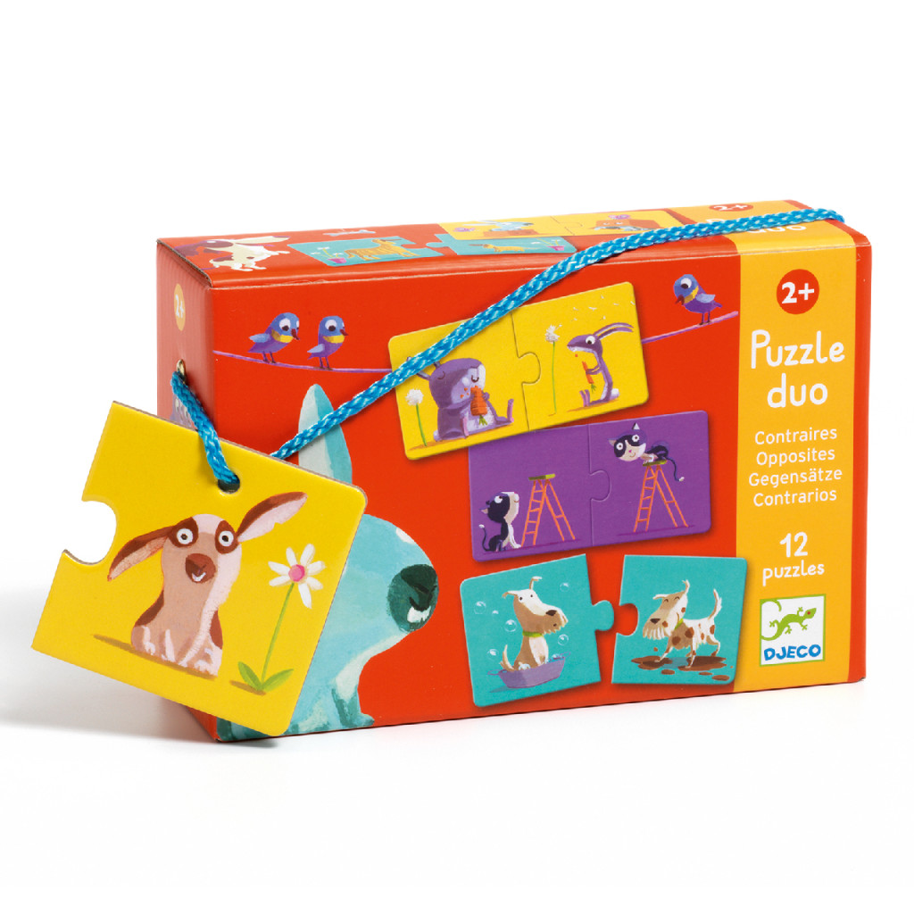 Párosító puzzle - Ellentétek, 24 db-os - Opposites – fő nézet
