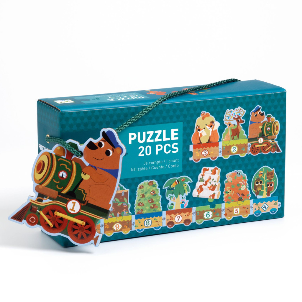 Sorozatkirakó puzzle - 10-ig számolok, 20 db-os - I count – fő nézet