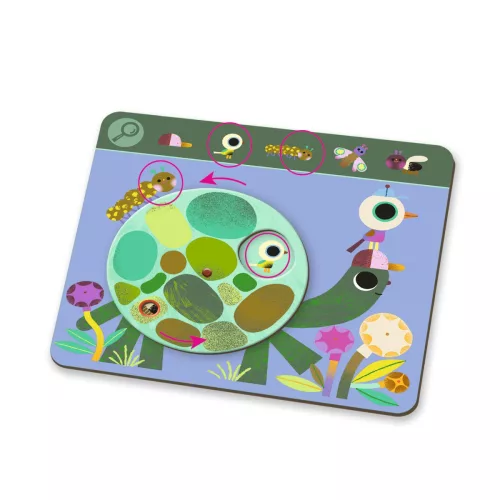 Fejlesztő játék, megfigyelés - Keress és pörgess, Szavanna - Eduludo Obs Savana