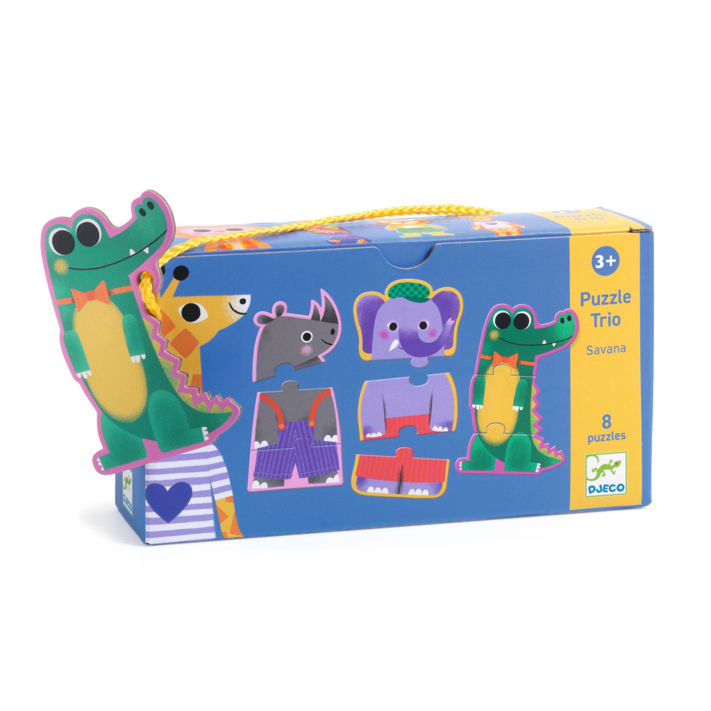 Trió puzzle - Dzsungel hangjai, 24 db-os - Jungle melody – fő nézet