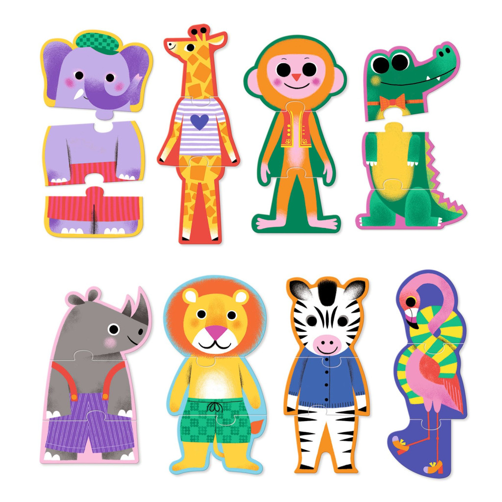 Trió puzzle - Dzsungel hangjai, 24 db-os - Jungle melody – alternatív kép 1