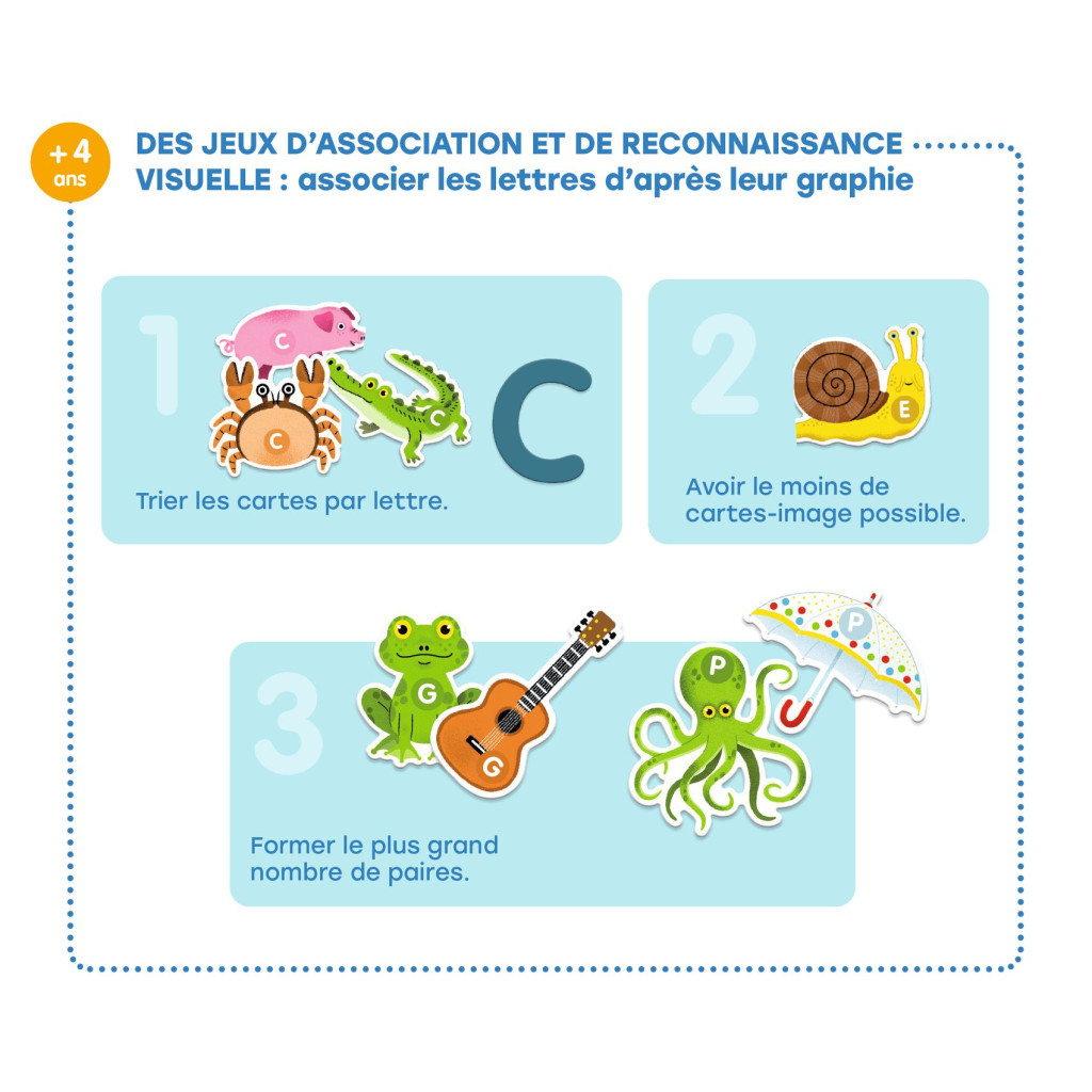 Fejlesztő játék - Csak Francia nyelvre - Grand coffret Lettres – alternatív kép 2