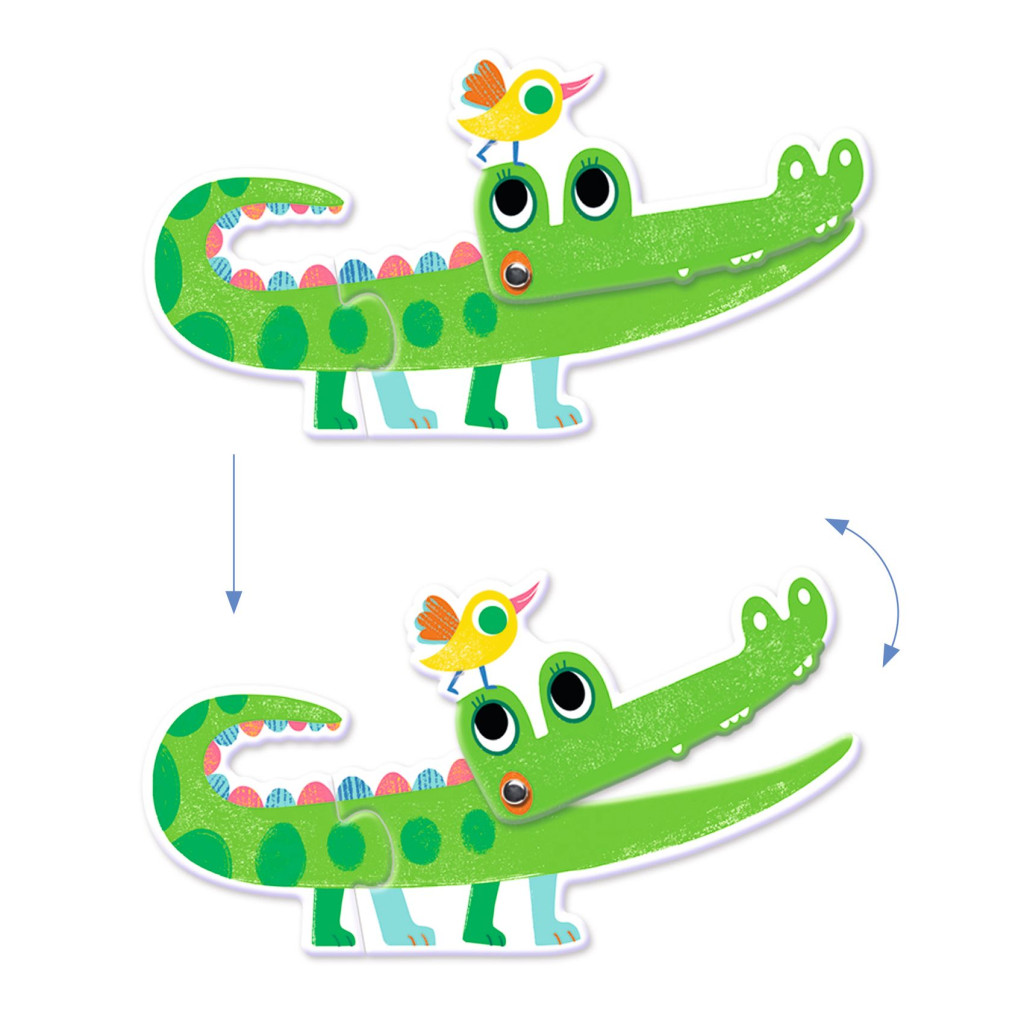 Párosító puzzle - Ormányos - Articulo Animals – alternatív kép 1