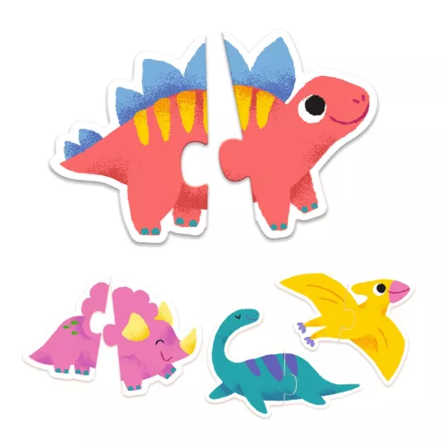 Párosító puzzle - Dinócskák - Duo Dinos