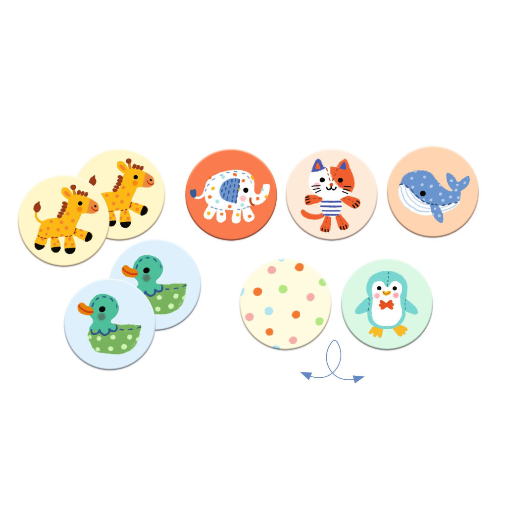 Memória játék - Kedvencek - Memo Stuffed animals – alternatív kép 2
