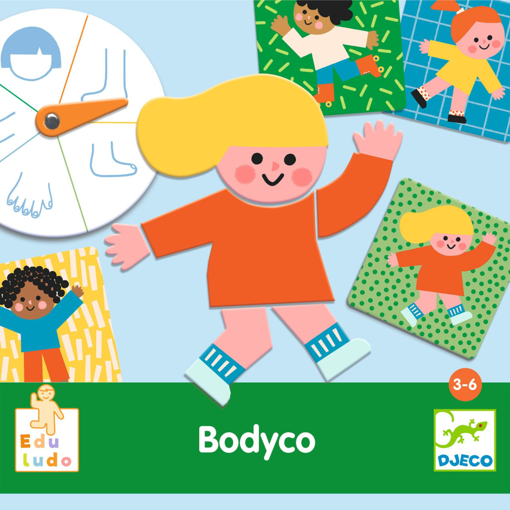 Fejlesztő játék - Testrészek, bingó - Bodyco – alternatív kép 3