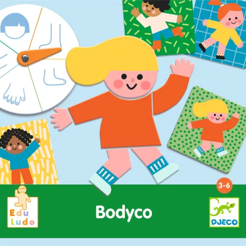 Fejlesztő játék - Testrészek, bingó - Bodyco