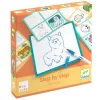 Djeco Rajzolás lépésről lépésre - Mintázat - Eduludo Step by Step Lama & Co, 3–5 év, Többszínű