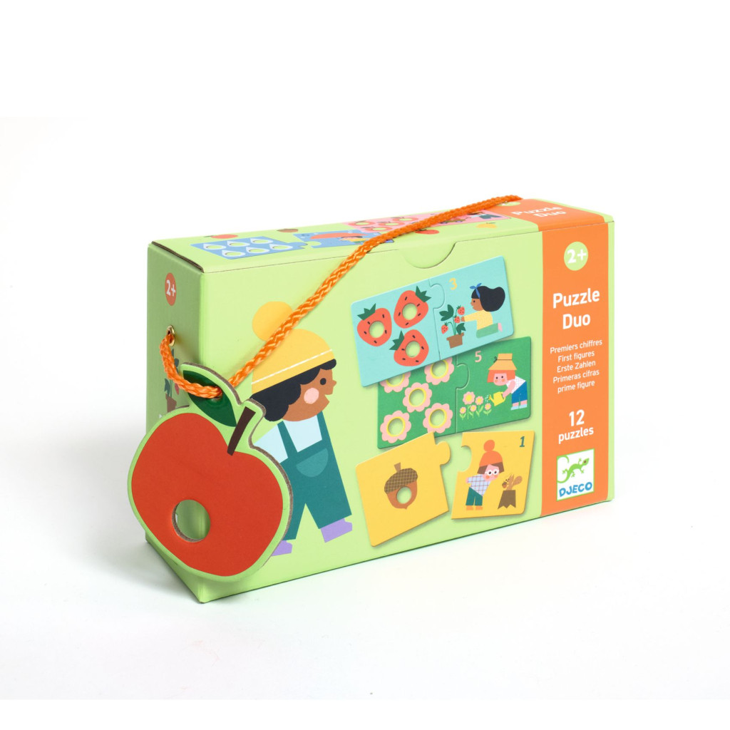 Párosító puzzle - Számpárosító, 24 db-os - First figures – fő nézet