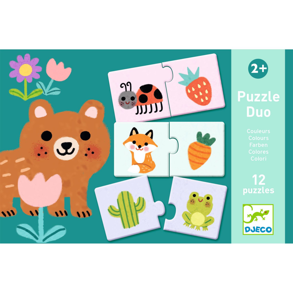 Párosító puzzle - Színpárosító, 24 db-os - Colours – alternatív kép 3